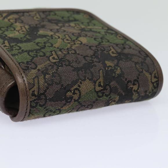GUCCI GG Canvas Web Sherry Line GUCCIxPALACE Bag Camouflage 723142 Auth 74880S - Picture 5 of 16